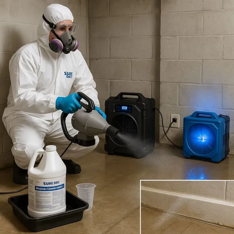 Sanitization and Odor Removal process in Clarksville, TN